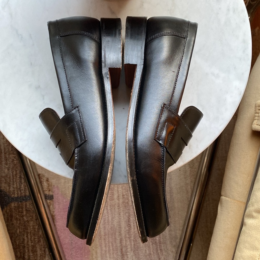 Grenson Black Leather Loafers - Picture 9 of 14